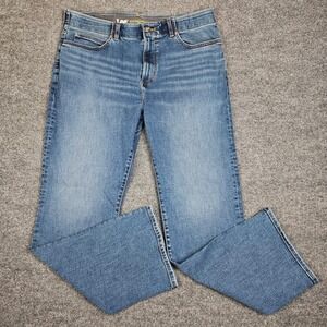 Lee Extreme Motion Regular Bootcut Jeans Mens 38x32 Blue Denim Stretch Dark Wash